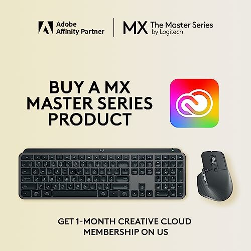 Logitech MX Master Series offer with Creative Cloud membership