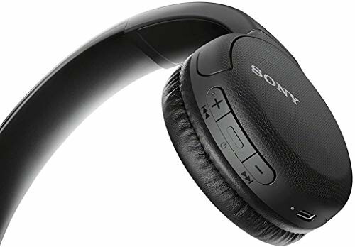 Sony wireless headphones with control buttons