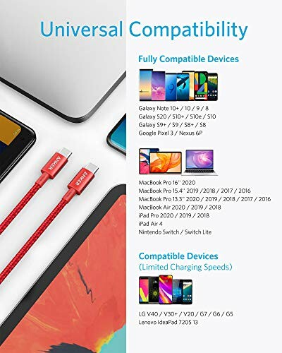 Image showing universal compatibility with various devices including Samsung Galaxy, Google Pixel, MacBook, iPad, and more