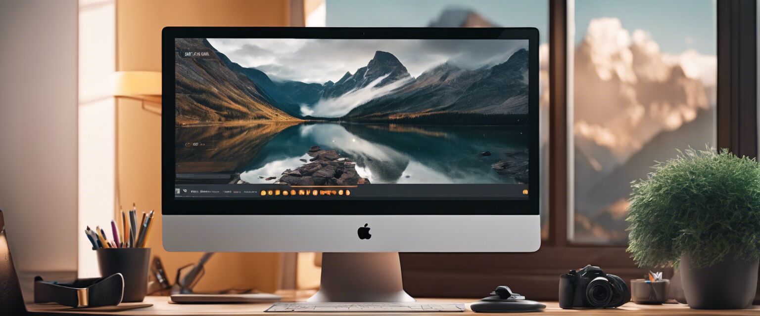 High-definition webcam on a desk